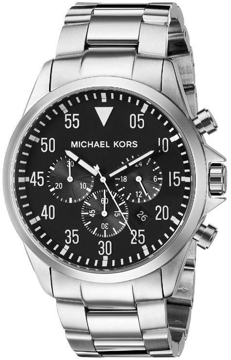 michael kors uhr schwarzes zifferblatt|michael kors umgebung.